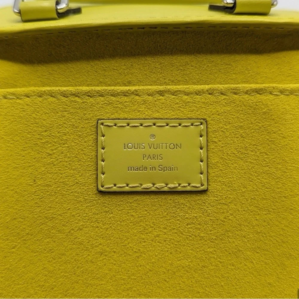 SALE! Louis Vuitton Petit Sac Plat Citron (yellow) Epi Leather Mini Bag - Picture 13 of 16